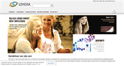 Desktop Screenshot of lensia.se